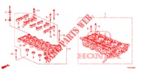 CULASSE (DIESEL) (2.2L) pour Honda CIVIC DIESEL 2.2 EXECUTIVE 5 Portes 6 vitesses manuelles 2013