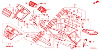 GARNITURE D'INSTRUMENT (COTE DE PASSAGER) (LH) pour Honda CIVIC DIESEL 2.2 EXECUTIVE 5 Portes 6 vitesses manuelles 2013