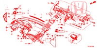 PANNEAU D'INSTRUMENT (LH) pour Honda CIVIC DIESEL 2.2 EXECUTIVE 5 Portes 6 vitesses manuelles 2013