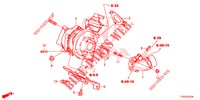 TURBOCOMPRESSEUR (DIESEL) (2.2L) pour Honda CIVIC DIESEL 2.2 EXECUTIVE 5 Portes 6 vitesses manuelles 2013