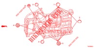 ANNEAU (INFERIEUR) pour Honda CIVIC DIESEL 2.2 S 5 Portes 6 vitesses manuelles 2013
