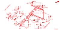 FLEXIBLE DE RADIATEUR/RESERVOIR DE RESERVE (DIESEL) pour Honda CIVIC DIESEL 1.6 EXECUTIVE AUDIOLESS 5 Portes 6 vitesses manuelles 2015