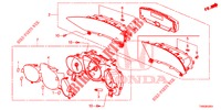 COMPTEUR pour Honda CIVIC DIESEL 1.6 EXCLUSIVE 5 Portes 6 vitesses manuelles 2015