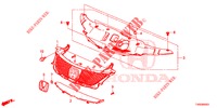 GRILLE AVANT pour Honda CIVIC DIESEL 1.6 EXCLUSIVE 5 Portes 6 vitesses manuelles 2015
