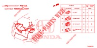 CONNECTEUR ELECTRIQUE (ARRIERE) pour Honda CIVIC 1.8 EXECUTIVE 5 Portes 5 vitesses automatique 2015