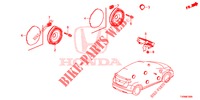 HAUT PARLEUR pour Honda CIVIC 1.4 ELEGANCE 5 Portes 6 vitesses manuelles 2016