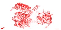 ENS. DE MOTEUR/ENS. BOITE DE VITESSES (1.4L) pour Honda CIVIC 1.4 S 5 Portes 6 vitesses manuelles 2016