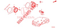 HAUT PARLEUR pour Honda CIVIC 1.4 S 5 Portes 6 vitesses manuelles 2016