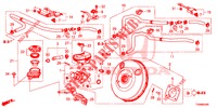MAITRE CYLINDRE DE FREIN/ALIMENTATION PRINCIPALE (LH) pour Honda CIVIC 1.4 S 5 Portes 6 vitesses manuelles 2016