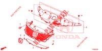 GRILLE AVANT pour Honda CIVIC DIESEL 1.6 LIFSTYLE 5 Portes 6 vitesses manuelles 2016