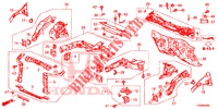 PAROI TRANSVERSALE AVANT/TABLEAU DE BORD pour Honda CIVIC 1.8 ELEGANCE 5 Portes 5 vitesses automatique 2016