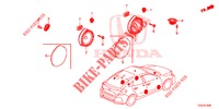 HAUT PARLEUR pour Honda CIVIC 1.5 PRESTIGE 5 Portes 6 vitesses manuelles 2017
