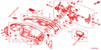 PANNEAU D'INSTRUMENT (LH) pour Honda CIVIC 1.5 PRESTIGE 5 Portes 6 vitesses manuelles 2017
