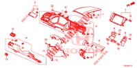 GARNITURE D'INSTRUMENT (COTE DE CONDUCTEUR) (LH) pour Honda CIVIC 1.5 SPORT 5 Portes 6 vitesses manuelles 2017