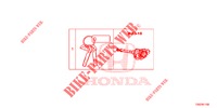 JEU DE BARILLET DE CLE (INTELLIGENT) pour Honda CIVIC 1.5 SPORT PLUS 5 Portes 6 vitesses manuelles 2017