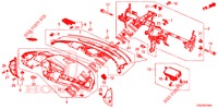 PANNEAU D'INSTRUMENT (LH) pour Honda CIVIC 1.5 SPORT PLUS 5 Portes 6 vitesses manuelles 2017