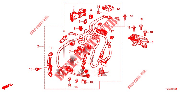 COMMANDE DE TRANSMISSION (1.5L) pour Honda CIVIC  1.5 SPORT PLUS 5 Portes full automatique 2017