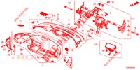 PANNEAU D'INSTRUMENT (LH) pour Honda CIVIC DIESEL 1.6 ENTRY 5 Portes 6 vitesses manuelles 2018