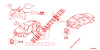 EMBLEMES/ETIQUETTES DE PRECAUTIONS pour Honda CIVIC DIESEL 1.6 ENTRY 5 Portes 9 vitesses automatique 2018