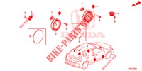 HAUT PARLEUR pour Honda CIVIC DIESEL 1.6 ENTRY 5 Portes 9 vitesses automatique 2018