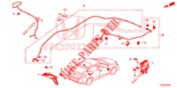 ANTENNE (LH) pour Honda CIVIC DIESEL 1.6 MID 5 Portes 9 vitesses automatique 2018