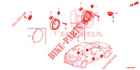 HAUT PARLEUR pour Honda CIVIC DIESEL 1.6 MID Black Edition 5 Portes 6 vitesses manuelles 2018