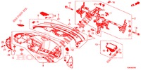 PANNEAU D'INSTRUMENT (LH) pour Honda CIVIC DIESEL 1.6 S 5 Portes 6 vitesses manuelles 2018