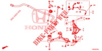 ARTICULATION AVANT pour Honda CIVIC TOURER DIESEL 1.6 COMFORT 5 Portes 6 vitesses manuelles 2014