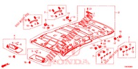 GARNITURE DE PLAFOND pour Honda CIVIC TOURER DIESEL 1.6 COMFORT 5 Portes 6 vitesses manuelles 2014