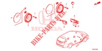 HAUT PARLEUR pour Honda CIVIC TOURER DIESEL 1.6 COMFORT 5 Portes 6 vitesses manuelles 2014