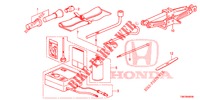 OUTILS/CRIC pour Honda CIVIC TOURER DIESEL 1.6 COMFORT 5 Portes 6 vitesses manuelles 2014