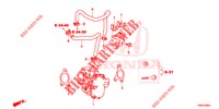 SOUPAPE RECIRCULATION GAZ ECHAPPEMENT BOUCLE HAUTE PRES (DIESEL) pour Honda CIVIC TOURER DIESEL 1.6 COMFORT 5 Portes 6 vitesses manuelles 2014