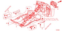 TAPIS DE SOL pour Honda CIVIC TOURER DIESEL 1.6 COMFORT 5 Portes 6 vitesses manuelles 2014