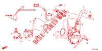 TUYAU D'INSTALLATION/POMPE A VIDE (DIESEL) pour Honda CIVIC TOURER DIESEL 1.6 COMFORT 5 Portes 6 vitesses manuelles 2014