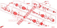 ARBRE PRIMAIRE AVANT/DEMI ARBRE (DIESEL) (1.6L) pour Honda CIVIC TOURER DIESEL 1.6 S 5 Portes 6 vitesses manuelles 2014