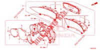 COMPTEUR pour Honda CIVIC TOURER DIESEL 1.6 S 5 Portes 6 vitesses manuelles 2014