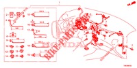 FAISCEAU DES FILS (2) (LH) pour Honda CIVIC TOURER DIESEL 1.6 S 5 Portes 6 vitesses manuelles 2014