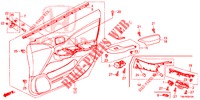 GARNITURE DE PORTE AVANT (LH) pour Honda CIVIC TOURER DIESEL 1.6 S 5 Portes 6 vitesses manuelles 2014
