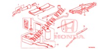 OUTILS/CRIC pour Honda CIVIC TOURER DIESEL 1.6 S 5 Portes 6 vitesses manuelles 2014