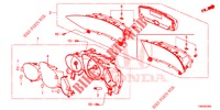 COMPTEUR pour Honda CIVIC TOURER DIESEL 1.6 EXECUTIVE 5 Portes 6 vitesses manuelles 2014