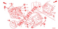ANNEAU (ARRIERE) pour Honda CIVIC TOURER 1.8 LIFESTYLE 5 Portes 6 vitesses manuelles 2014