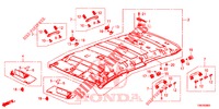 GARNITURE DE PLAFOND pour Honda CIVIC TOURER 1.8 LIFESTYLE 5 Portes 6 vitesses manuelles 2014