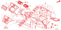 GARNITURE D'INSTRUMENT (COTE DE PASSAGER) (LH) pour Honda CIVIC TOURER 1.8 LIFESTYLE 5 Portes 6 vitesses manuelles 2014