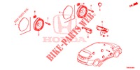 HAUT PARLEUR pour Honda CIVIC TOURER 1.8 LIFESTYLE 5 Portes 6 vitesses manuelles 2014