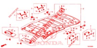 GARNITURE DE PLAFOND pour Honda CIVIC TOURER 1.8 EXECUTIVE 5 Portes 5 vitesses automatique 2014