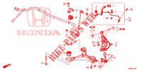 ARTICULATION AVANT pour Honda CIVIC TOURER DIESEL 1.6 COMFORT 5 Portes 6 vitesses manuelles 2015