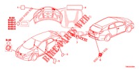 EMBLEMES/ETIQUETTES DE PRECAUTIONS pour Honda CIVIC TOURER DIESEL 1.6 COMFORT 5 Portes 6 vitesses manuelles 2015