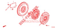 EMBRAYAGE (DIESEL) pour Honda CIVIC TOURER DIESEL 1.6 COMFORT 5 Portes 6 vitesses manuelles 2015