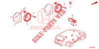 HAUT PARLEUR pour Honda CIVIC TOURER DIESEL 1.6 COMFORT 5 Portes 6 vitesses manuelles 2015