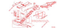 OUTILS/CRIC pour Honda CIVIC TOURER DIESEL 1.6 COMFORT 5 Portes 6 vitesses manuelles 2015